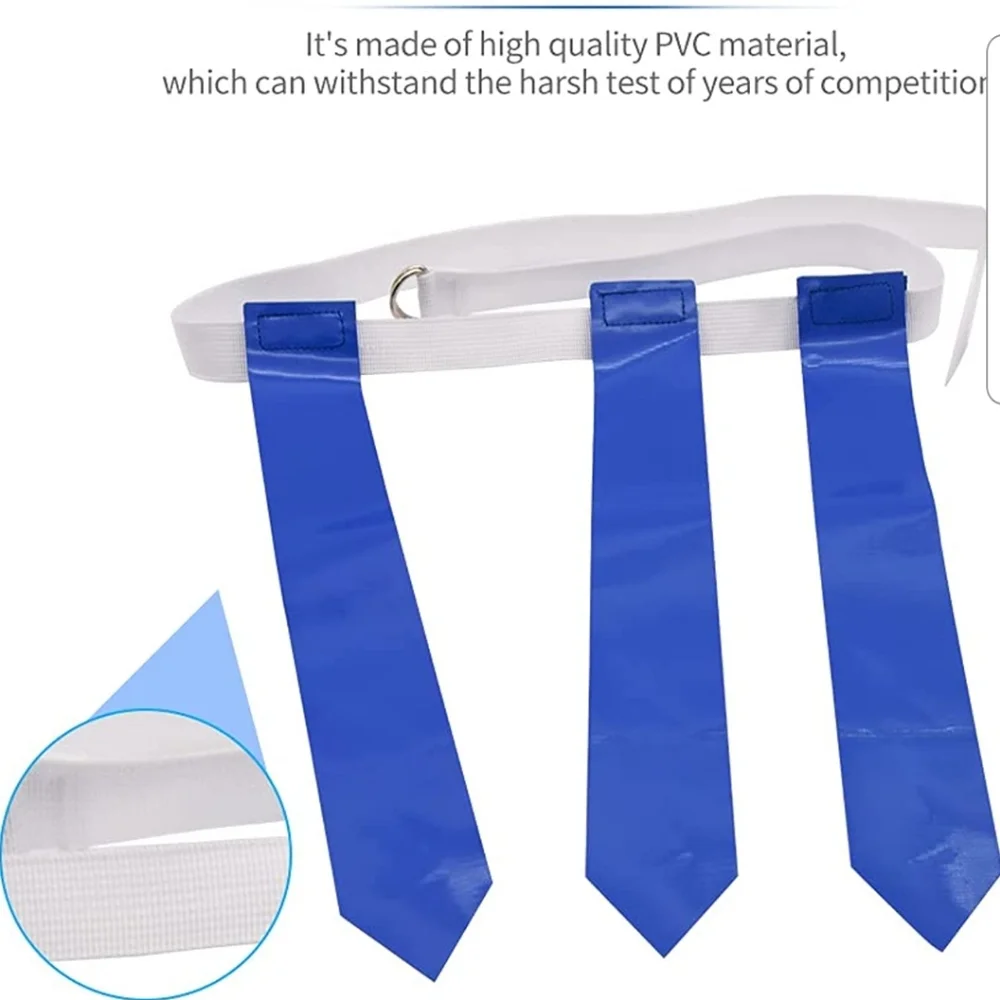 Flag Football Set, 14 Player Flag Football Belts and Flags with cones set - Picture 3 of 7